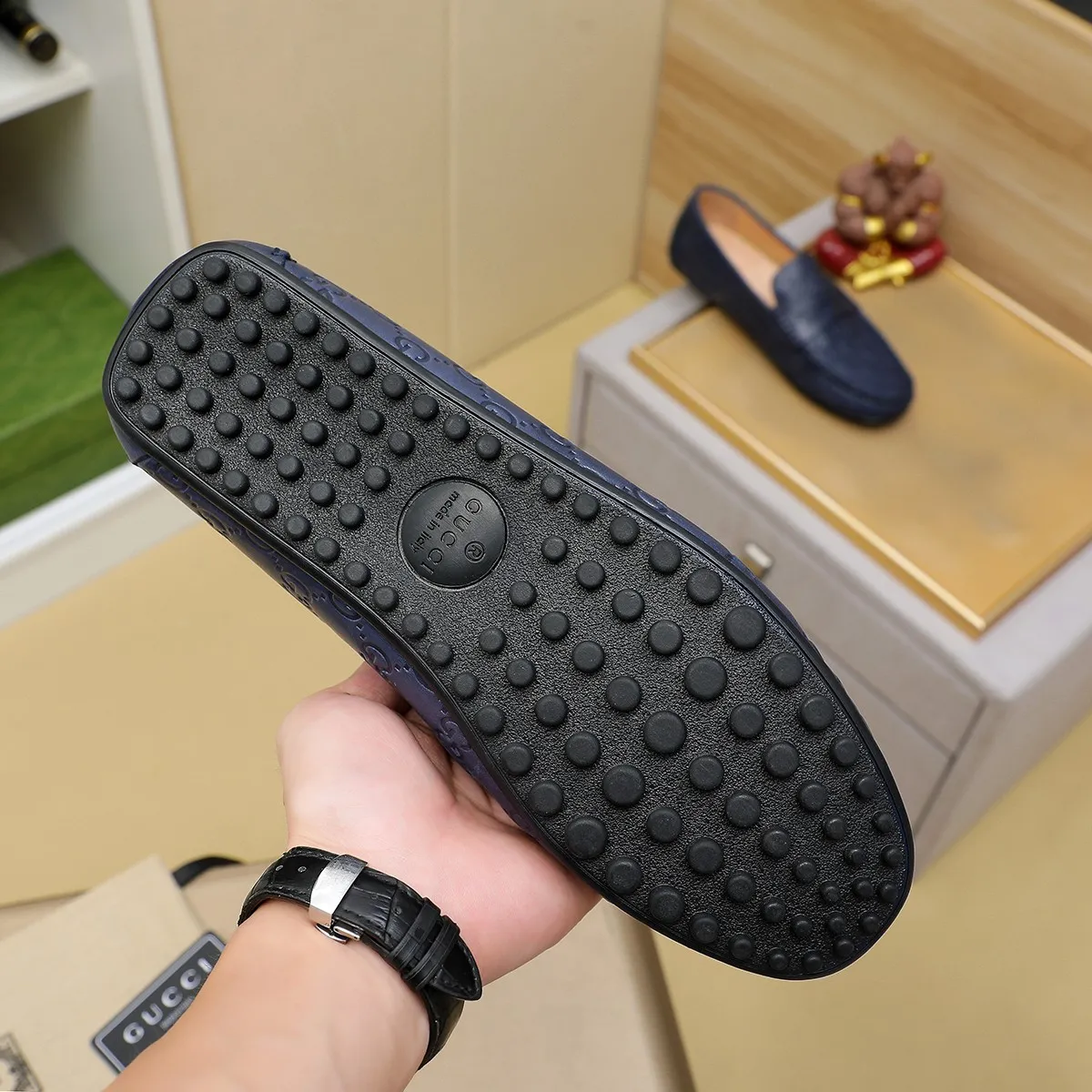 Men's shoes 💰360💰💰GUCCI Gucci official website synchronizes the latest model 🛃The upper is made of imported cowhide, 🐷leather lining, rubber outsole, 🎩🎩top handcrafted with fine stitch and thread workmanship🔍definitely satisfy those perfectionist men who pursue high luxury quality 👏 3 colors available! Code number 38-45 Large quantity in stock